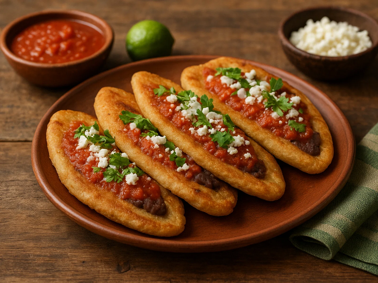 Tlacoyos – Mexikanische Maistaschen mit Bohnenfüllung