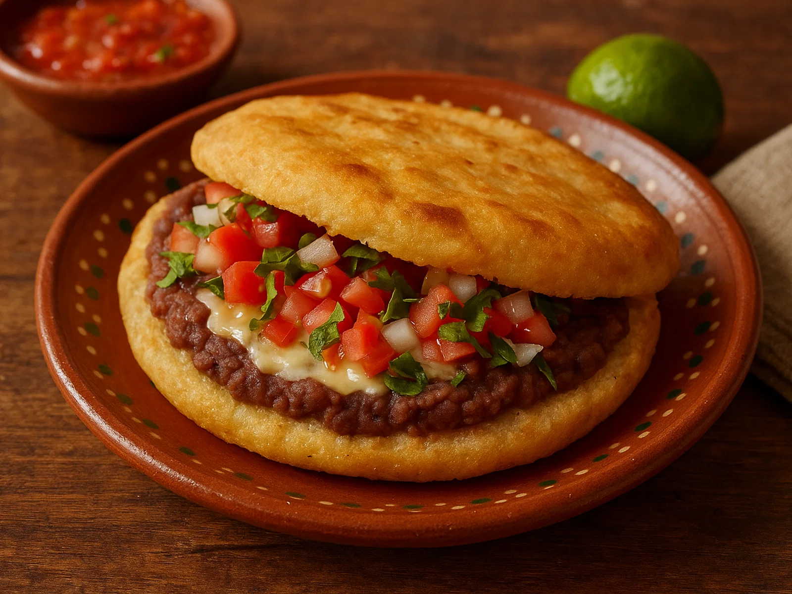 Gefüllte Gorditas (dicke Maistaschen)