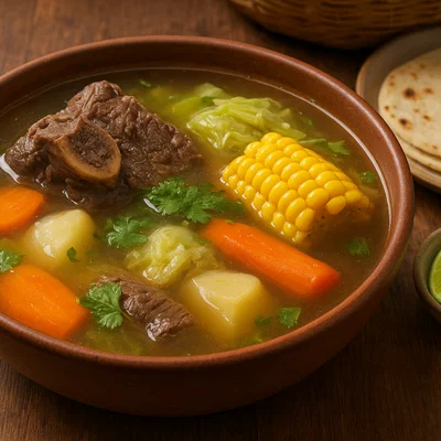 Caldo de Res – Mexikanische Rindfleischsuppe mit Gemüse