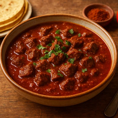 Caldillo durangueño – Rindfleisch-Chili-Eintopf aus Durango