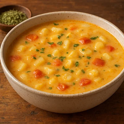 Caldo de Queso Sonorense – Kartoffel-Käse-Suppe aus Sonora