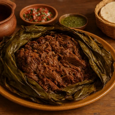 Barbacoa de borrego aus dem Erdofen