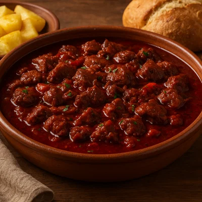 Cabrito en su Sangre – Zicklein-Ragout in eigenem Blut (Fritada)