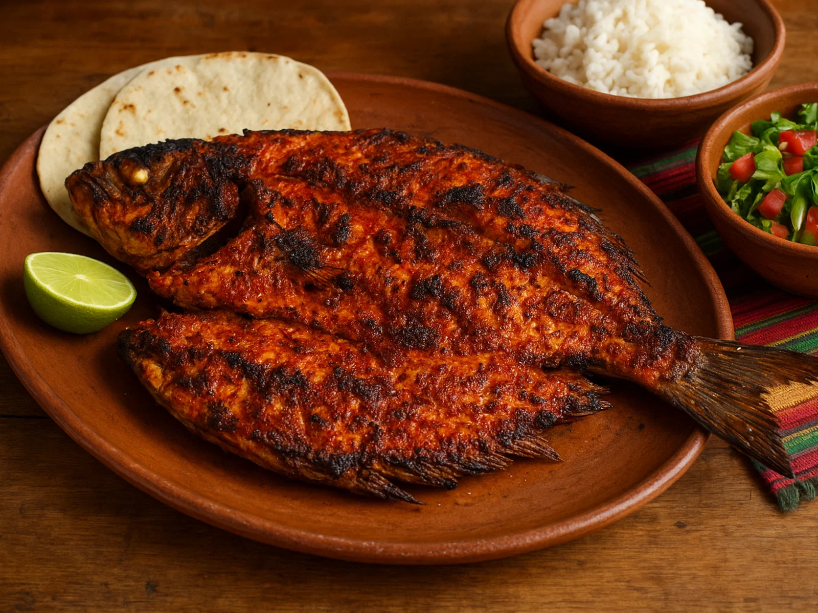Pescado zarandeado – mexikanischer Grillfisch von der Glut