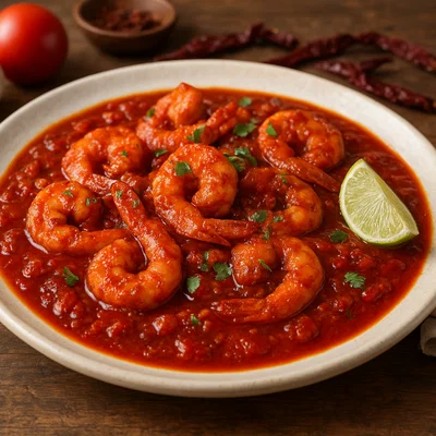 Camarones a la diabla – Garnelen in scharfer Chilisoße