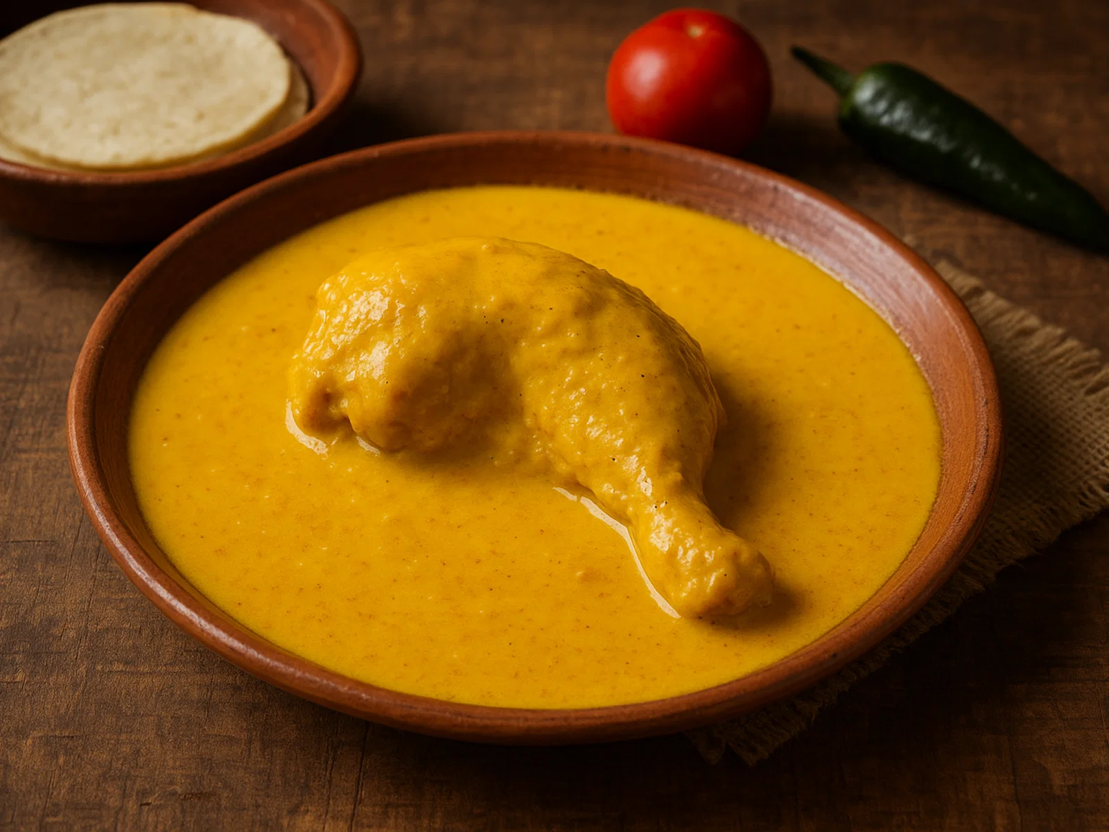 Mole Amarillo – Gelbe Oaxacan-Mole mit Masa-Bindung