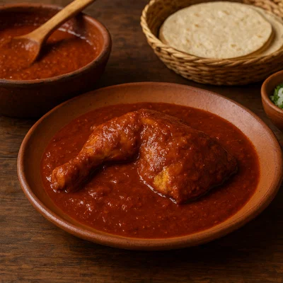 Mole Coloradito (rote Mole aus Oaxaca)