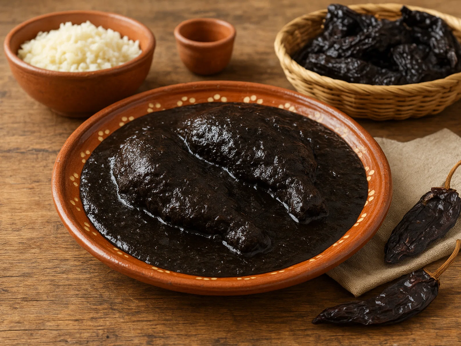 Chichilo Negro – Oaxacan-Mole aus verkohlten Chilis