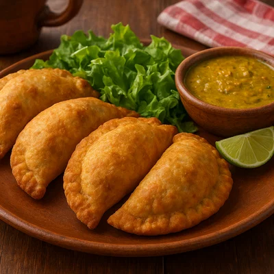Empanadas de Amarillo – Mais-Taschen mit gelber Mole