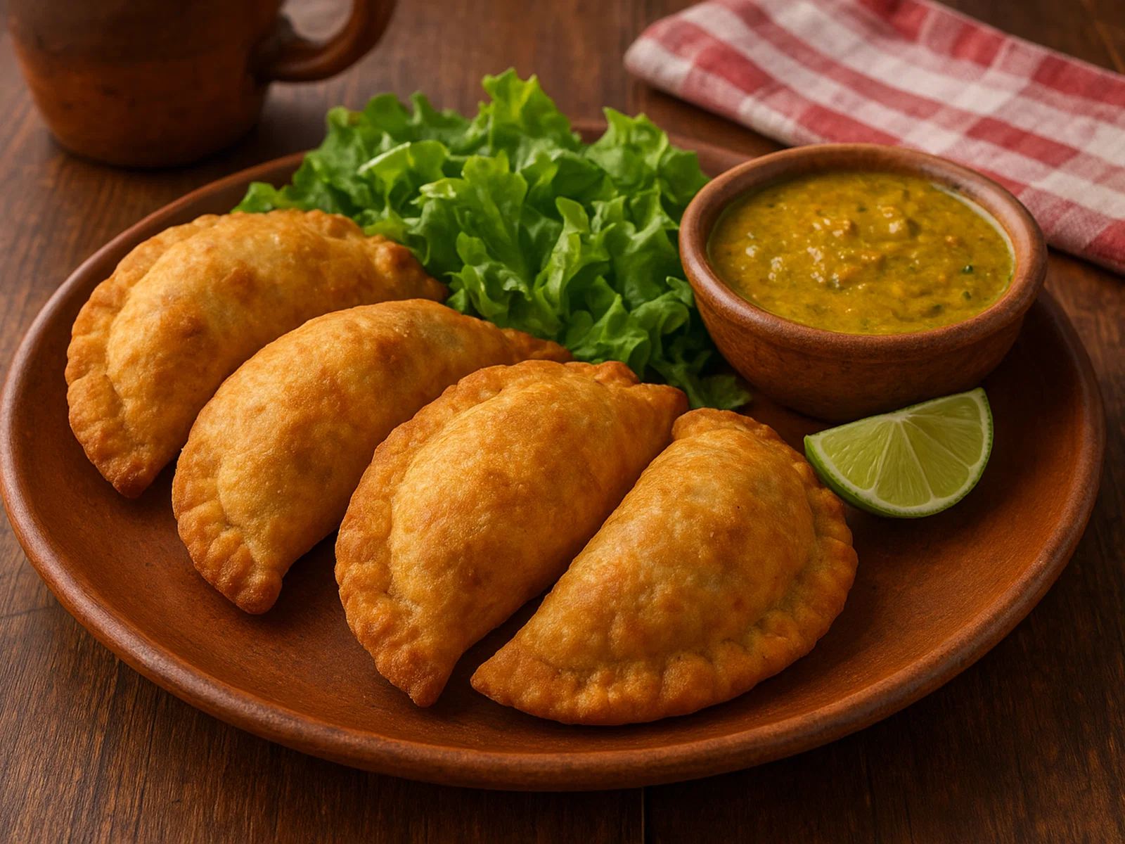 Empanadas de Amarillo – Mais-Taschen mit gelber Mole