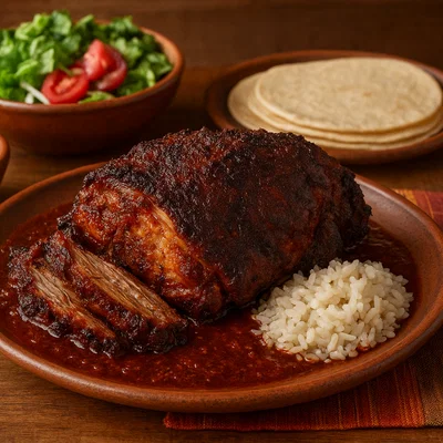 Cochito horneado – Ofengebratenes mariniertes Schwein aus Chiapas