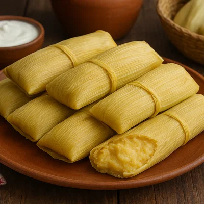 Pictes de Elote – Süße Mais-Tamales