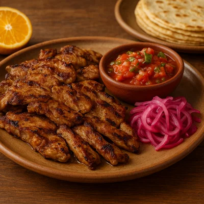 Poc Chuc – In Bitterorange mariniertes, gegrilltes Schweinefleisch