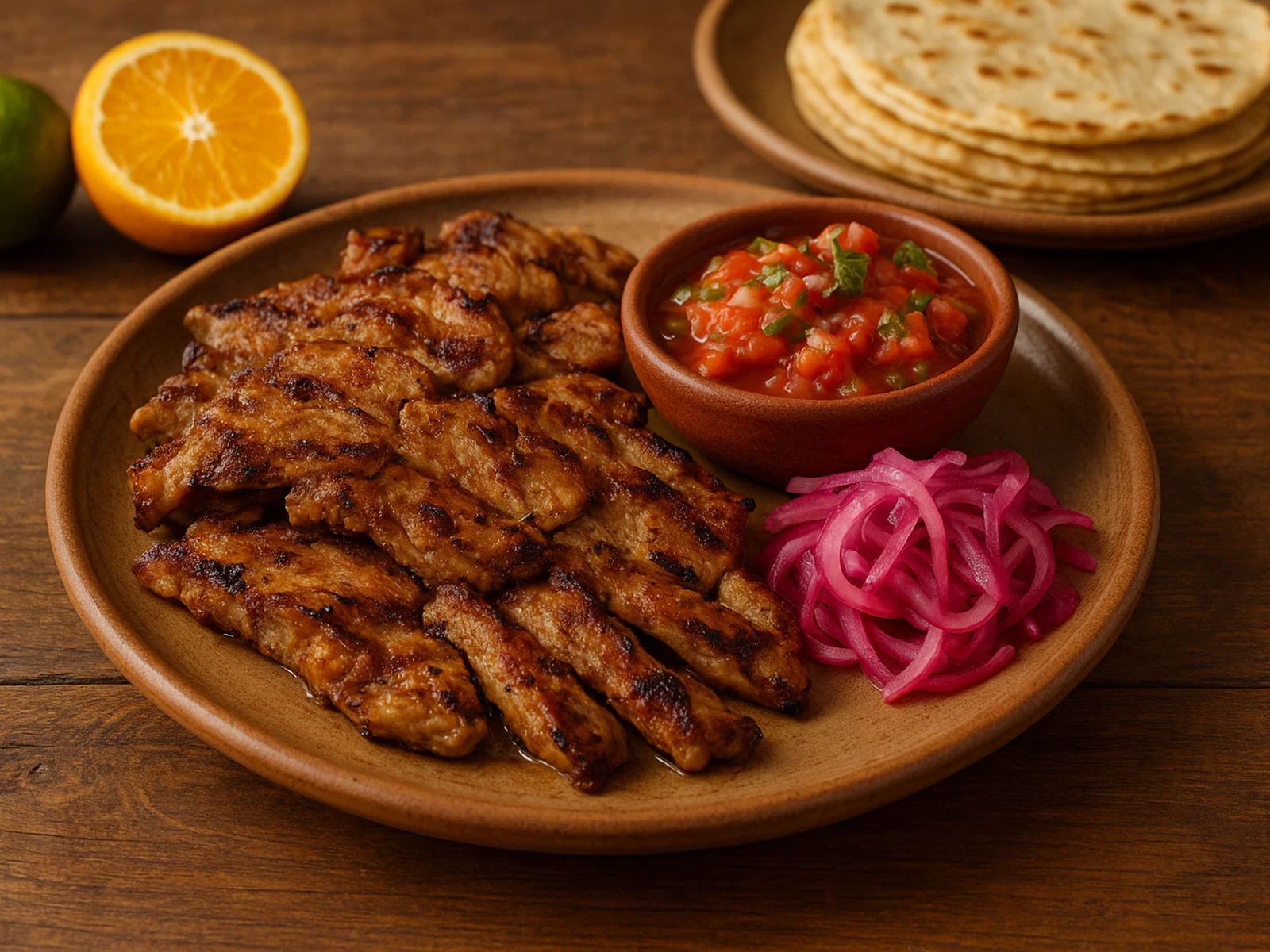 Poc Chuc – In Bitterorange mariniertes, gegrilltes Schweinefleisch