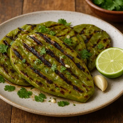 Nopales asados – Gegrillte Kaktusblätter