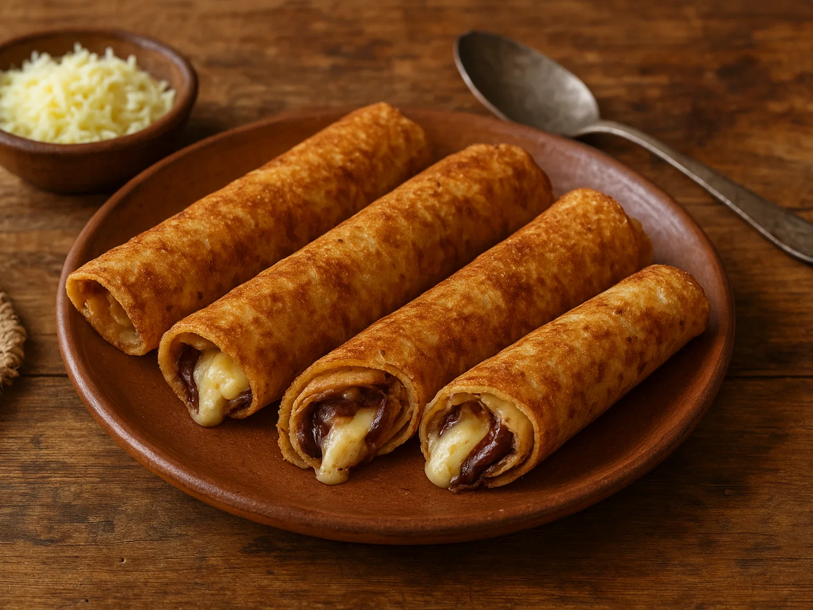 Marquesitas – knusprige gefüllte Crêpe‑Rollen aus Yucatán