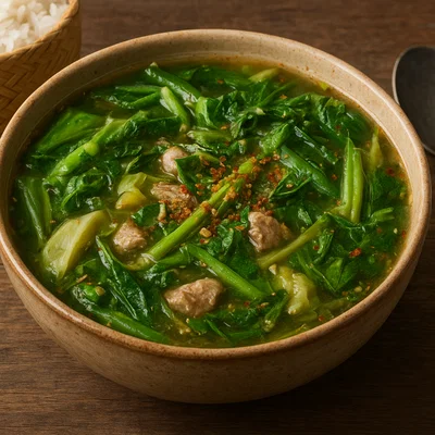 Gaeng Om – Kräuterreiche Isan-Suppe