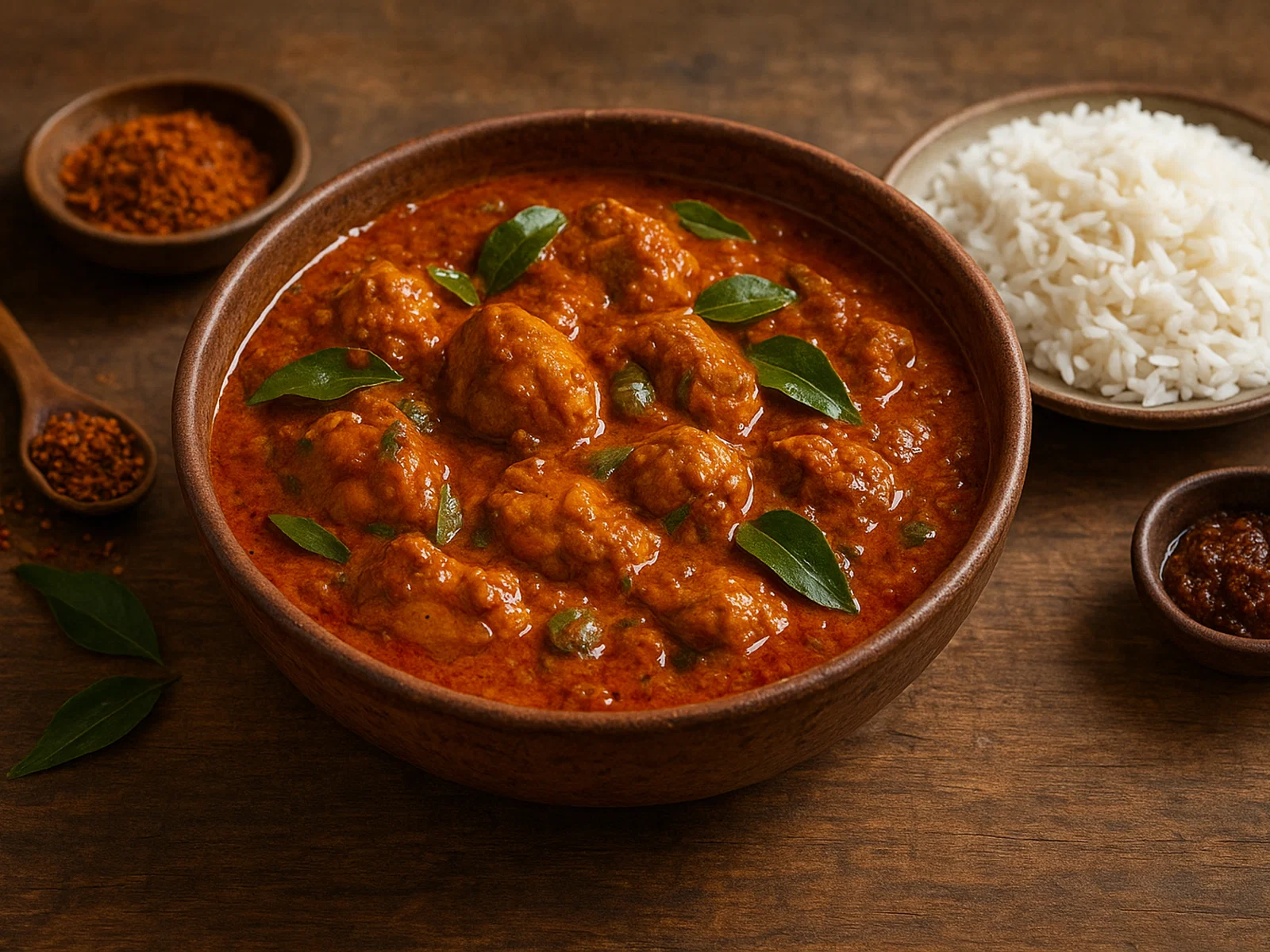Kukul Mas Curry – Scharfes ceylonesisches Hühnercurry