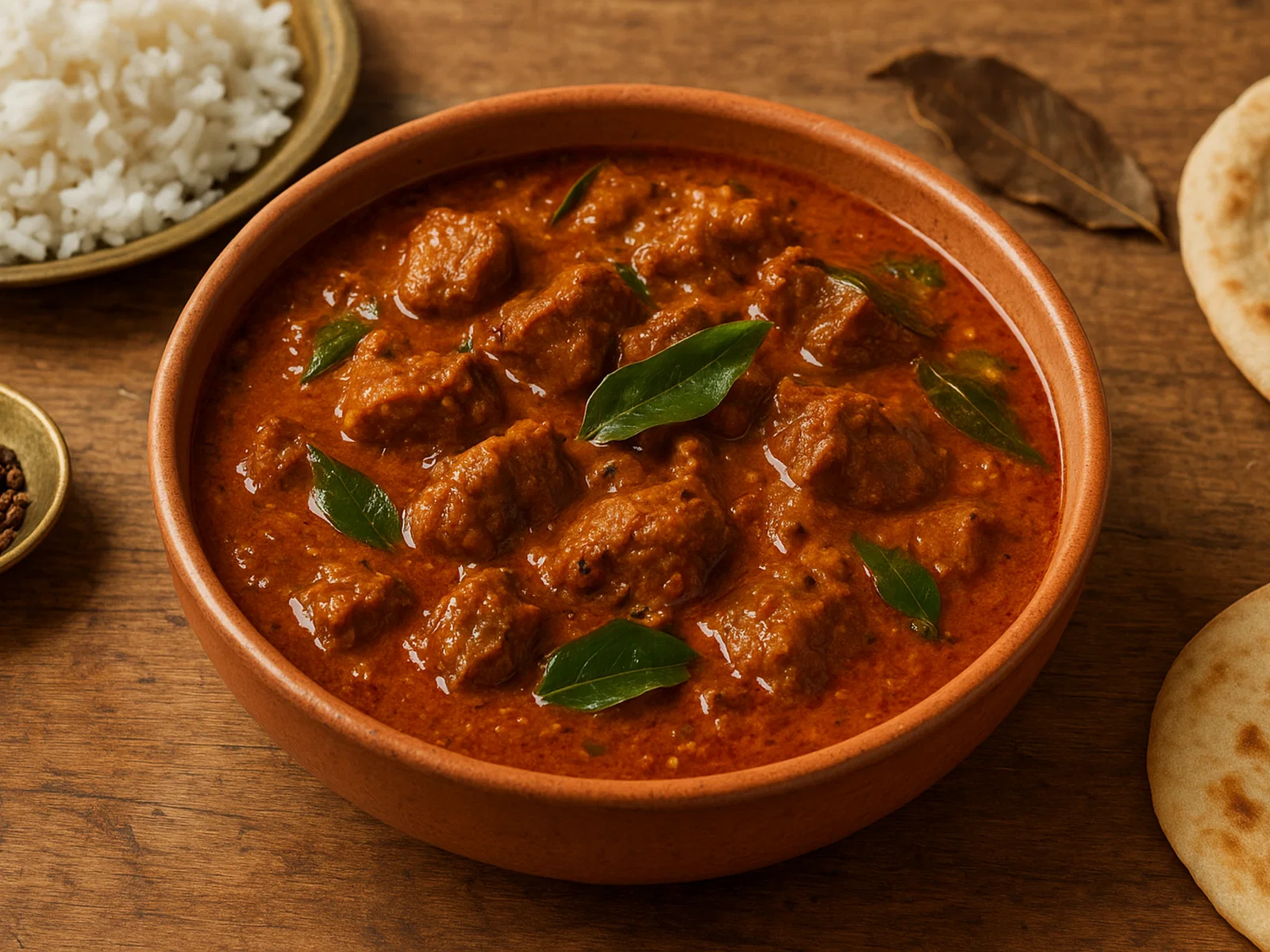 Elu Mas Curry (würziges Ziegen- oder Lammcurry)