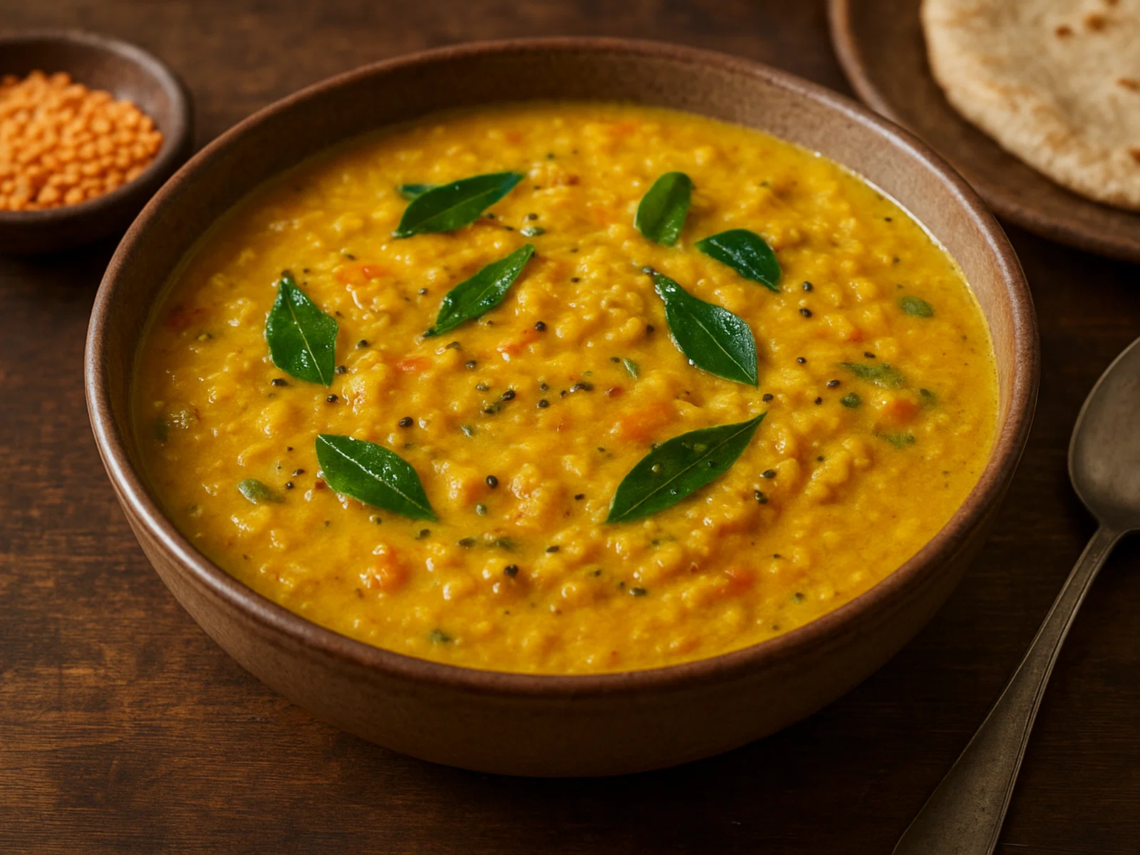 Parippu – Rote Linsen in Kokos-Currysoße