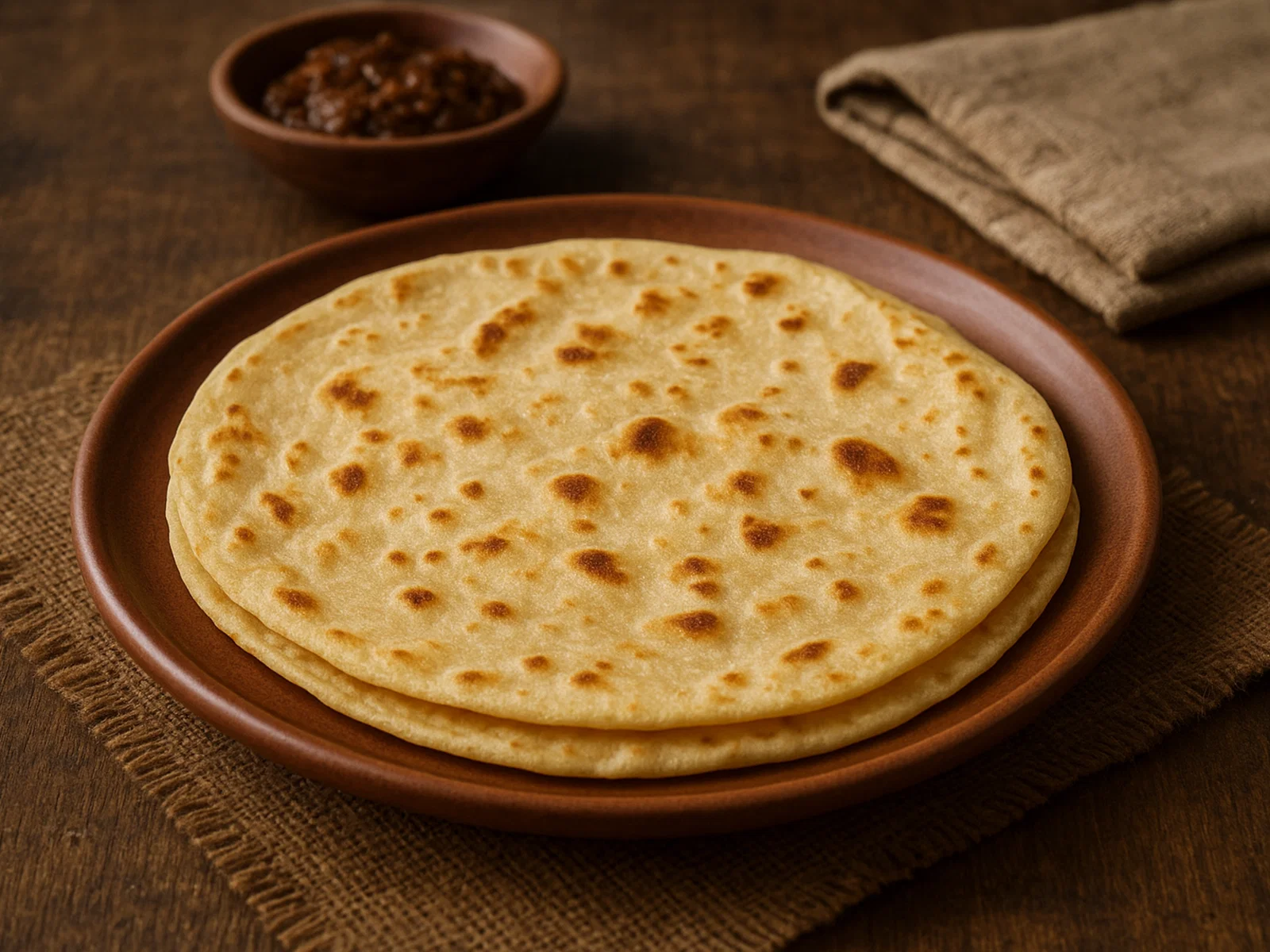 Godamba Roti – dünnes, elastisches Bratfladenbrot