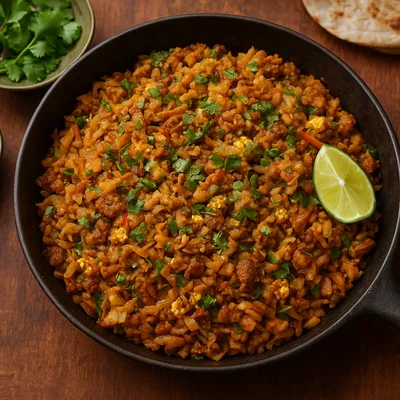Kottu Roti – Sri-lankisches Roti-Pfannengericht mit Gemüse, Ei und Fleisch