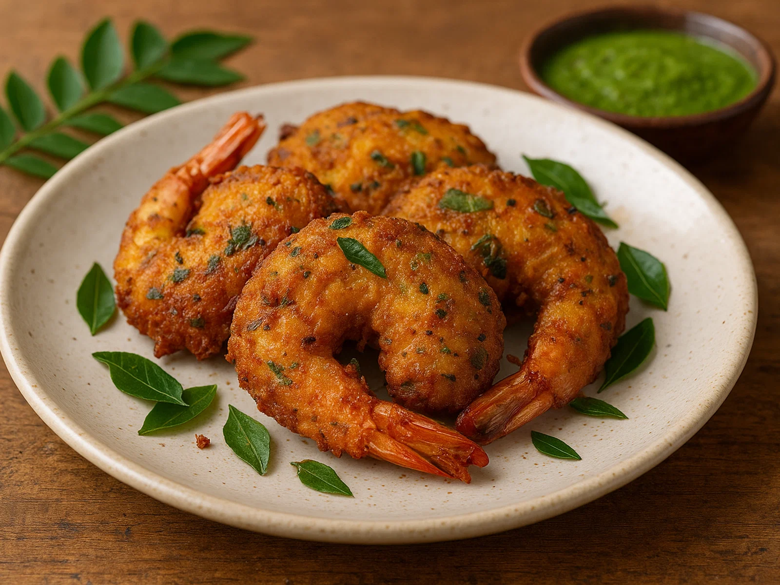Isso Vadai – Frittierte Linsenpuffer mit ganzer Garnele