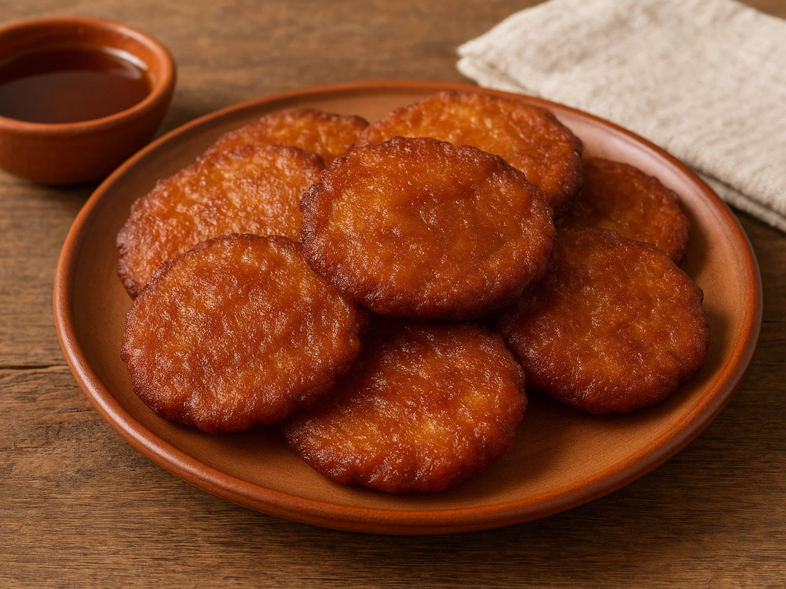 Athirasa – frittierte Reismehlküchlein mit Palmzucker
