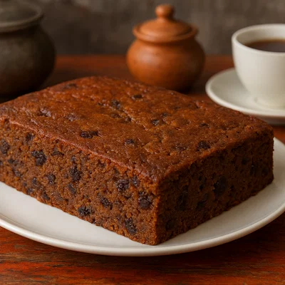 Bibikkan – dichter Kokos-Palmzucker-Kuchen aus Sri Lanka