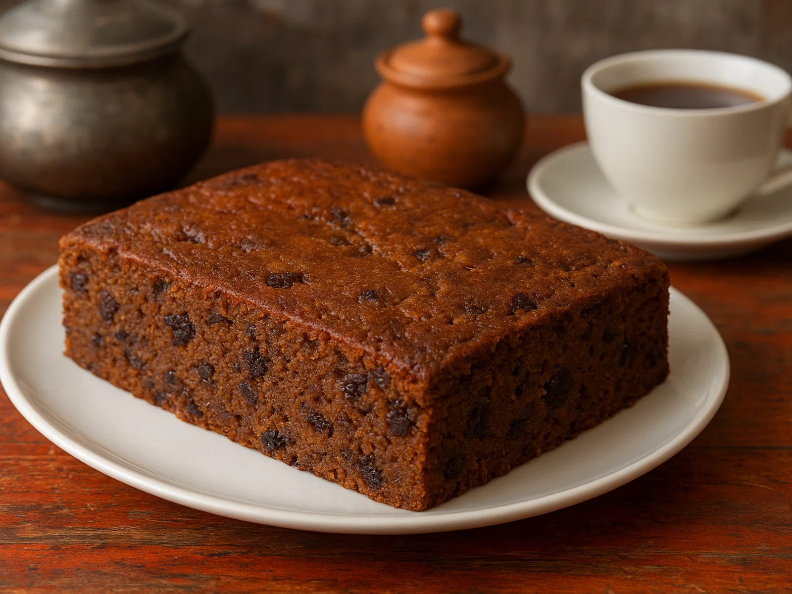 Bibikkan – dichter Kokos-Palmzucker-Kuchen aus Sri Lanka