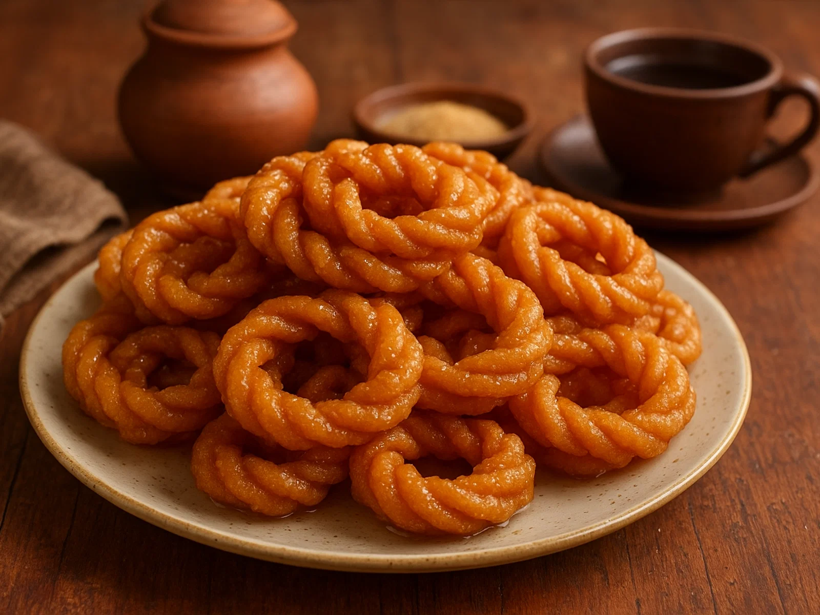 Pani Walalu – Sri-lankische Linsen-Sirup-Spiralen