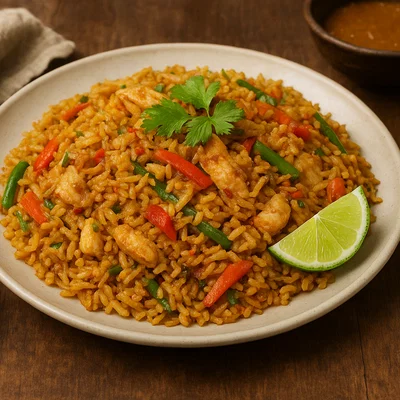Nasi Goreng Lankais – Ceylonesischer gebratener Reis