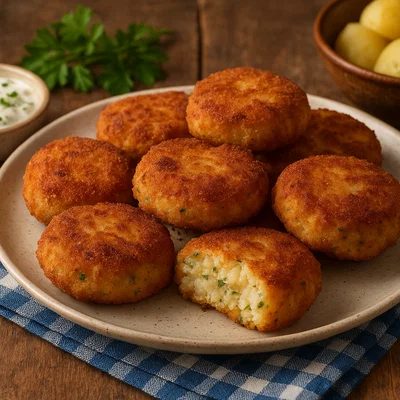 Frittierte Fischküchlein (Fish Cutlets)