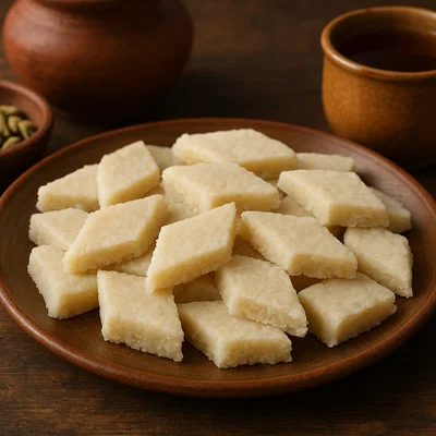 Aluwa aus Kandy (sri-lankisches Reismehl-Konfekt)