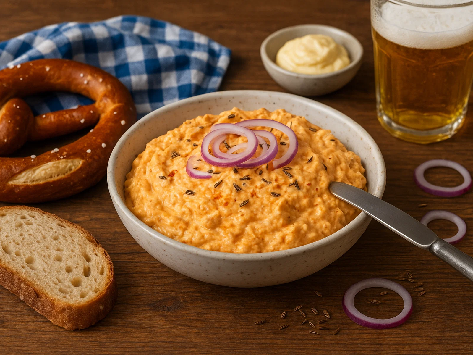 Obatzda – würziger Camembert-Butter-Aufstrich