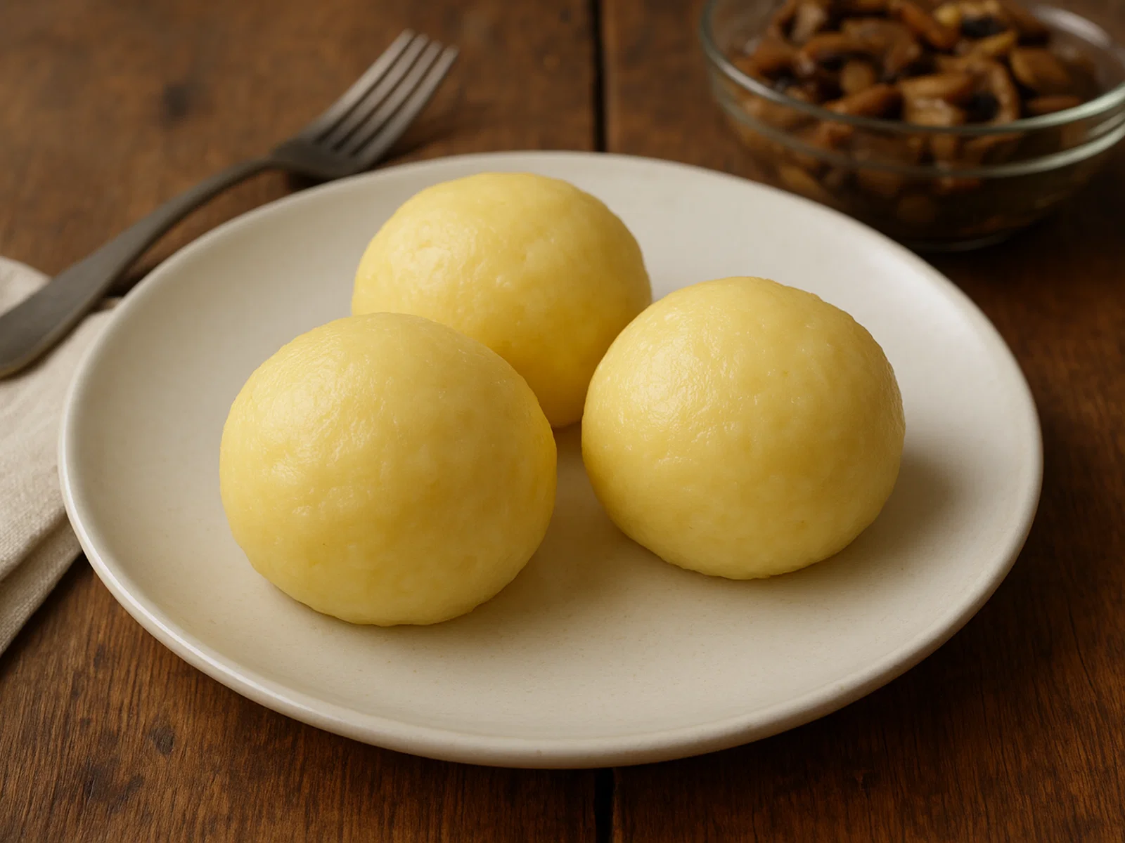 Klassische Kartoffelklöße (halb und halb)