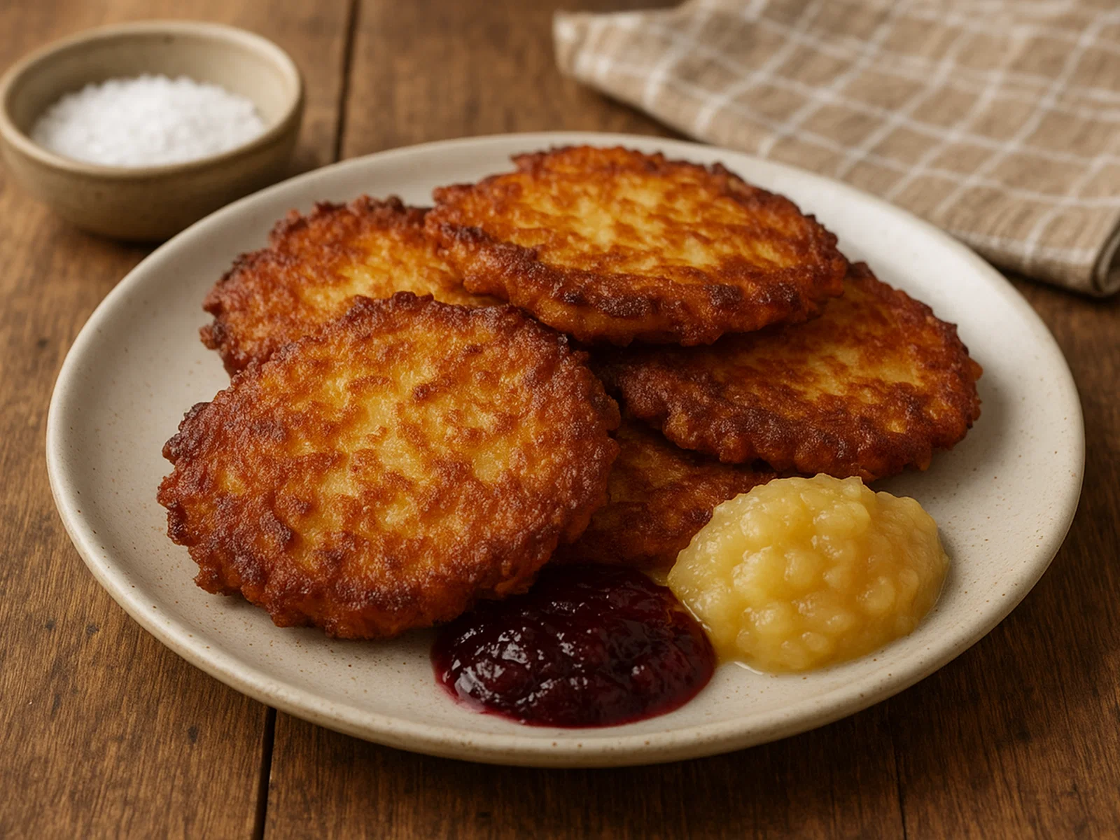 Rheinische Reibekuchen (Kartoffelpuffer)