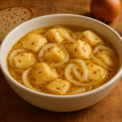 Handkäs mit Musik (Hessischer Sauermilchkäse mit Zwiebel-Essig-Marinade)