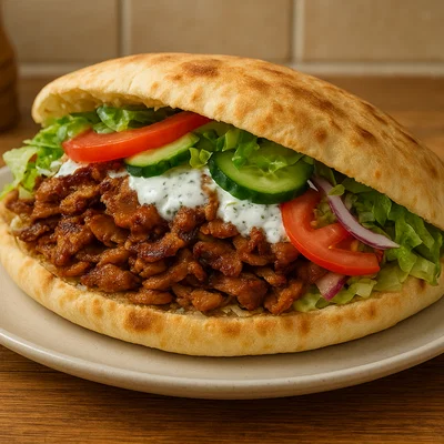 Döner Kebab im Fladenbrot