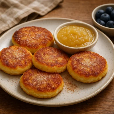 Sächsische Quarkkeulchen mit Kartoffeln