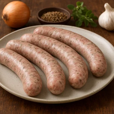 Thüringer Rostbratwurst (hausgemacht, grillfertig)
