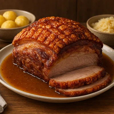 Krustenbraten vom Schwein mit extra knuspriger Schwarte