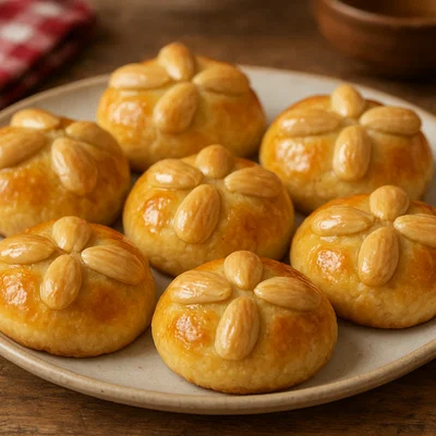 Bethmännchen – Frankfurter Marzipangebäck mit Mandeln