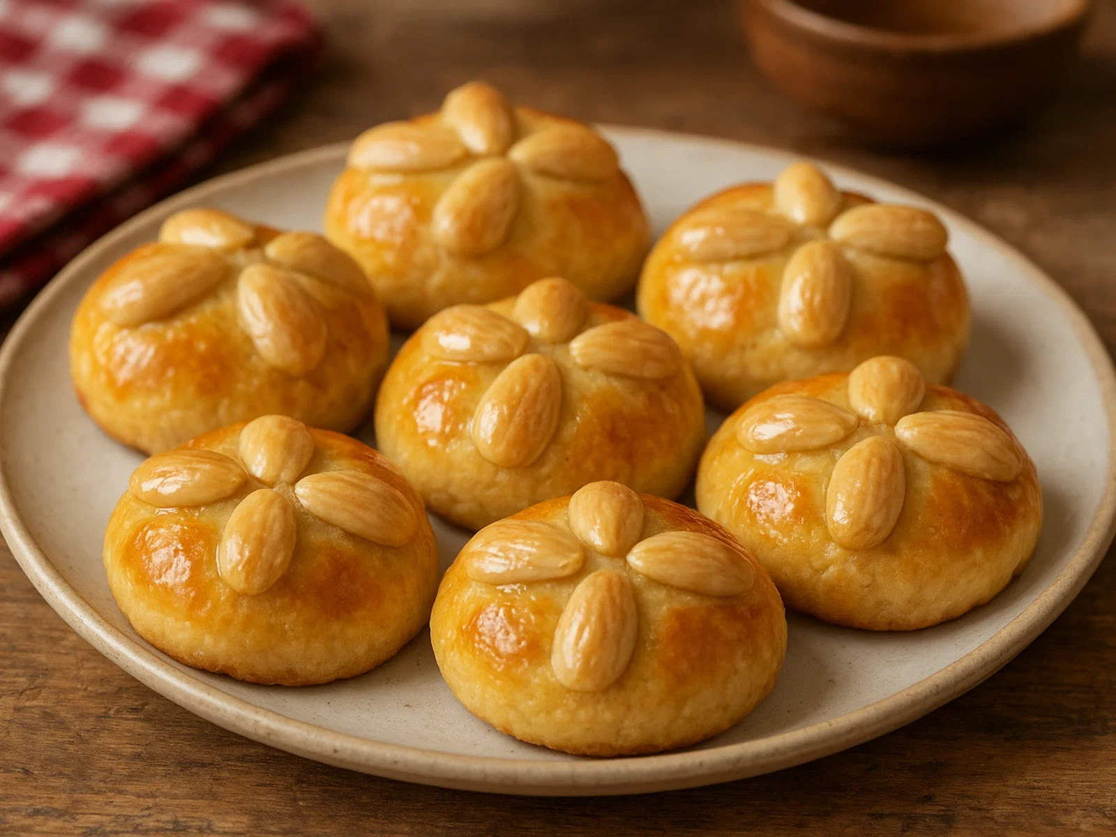 Bethmännchen – Frankfurter Marzipangebäck mit Mandeln