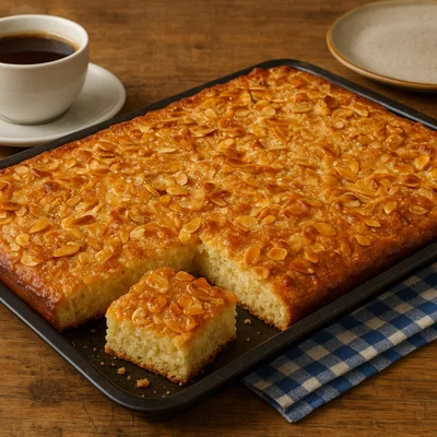 Klassischer Butterkuchen vom Blech