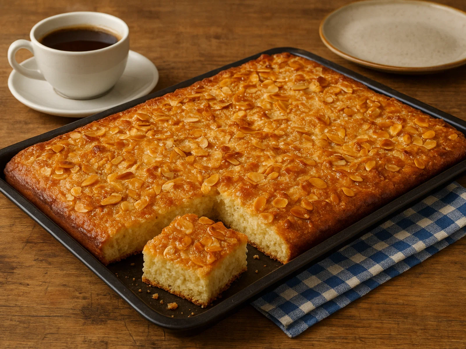 Klassischer Butterkuchen vom Blech