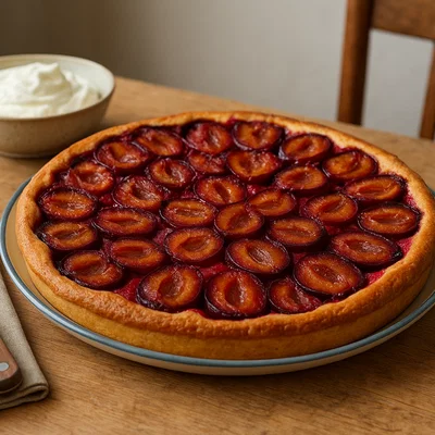 Pflaumenkuchen mit Hefeteig oder Mürbeteig