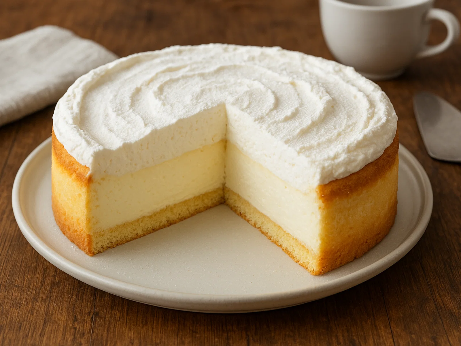 Käsesahnetorte mit Quark-Sahne-Füllung