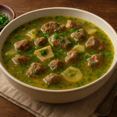 Kikil – Milde äthiopische Fleisch-Knochensuppe