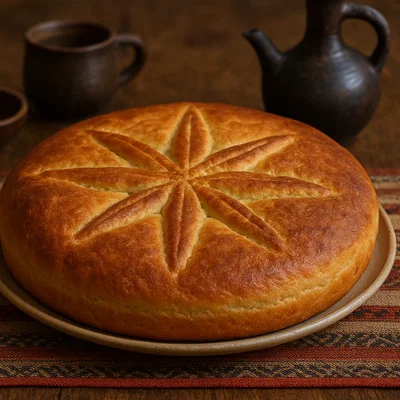 Ambasha – verziertes Fladenbrot aus Tigray